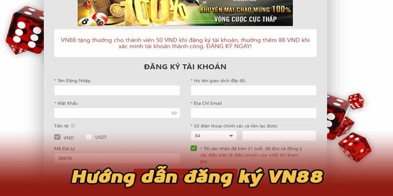 3 bước hướng dẫn đăng ký VN88 cho người mới